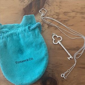 Tiffany Key pendant and ball chain silver